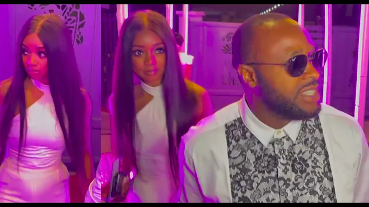 See Beautiful Lady Femi Adebayo Came With To K1 De Ultimate's Party That Got People Looking At Them