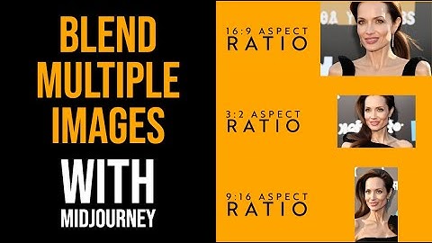 How To Blend Multiple Images With Midjourney - Two Methods - Get Exact Aspect Ratio and Sizes