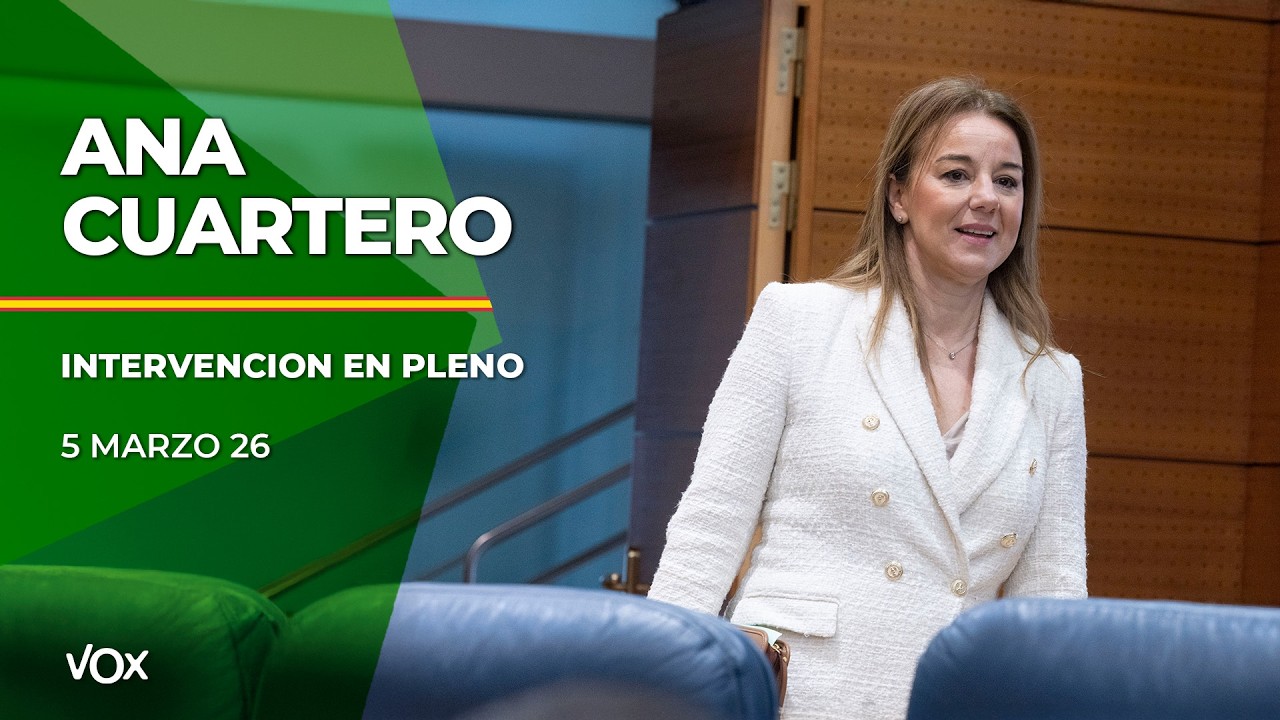 05.03 I Intervención ANA CUARTERO en la Asamblea de Madrid