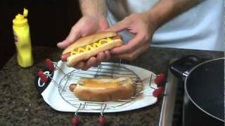Cooking With Chris How To Make A Stadium Style Melted Cheese Dog