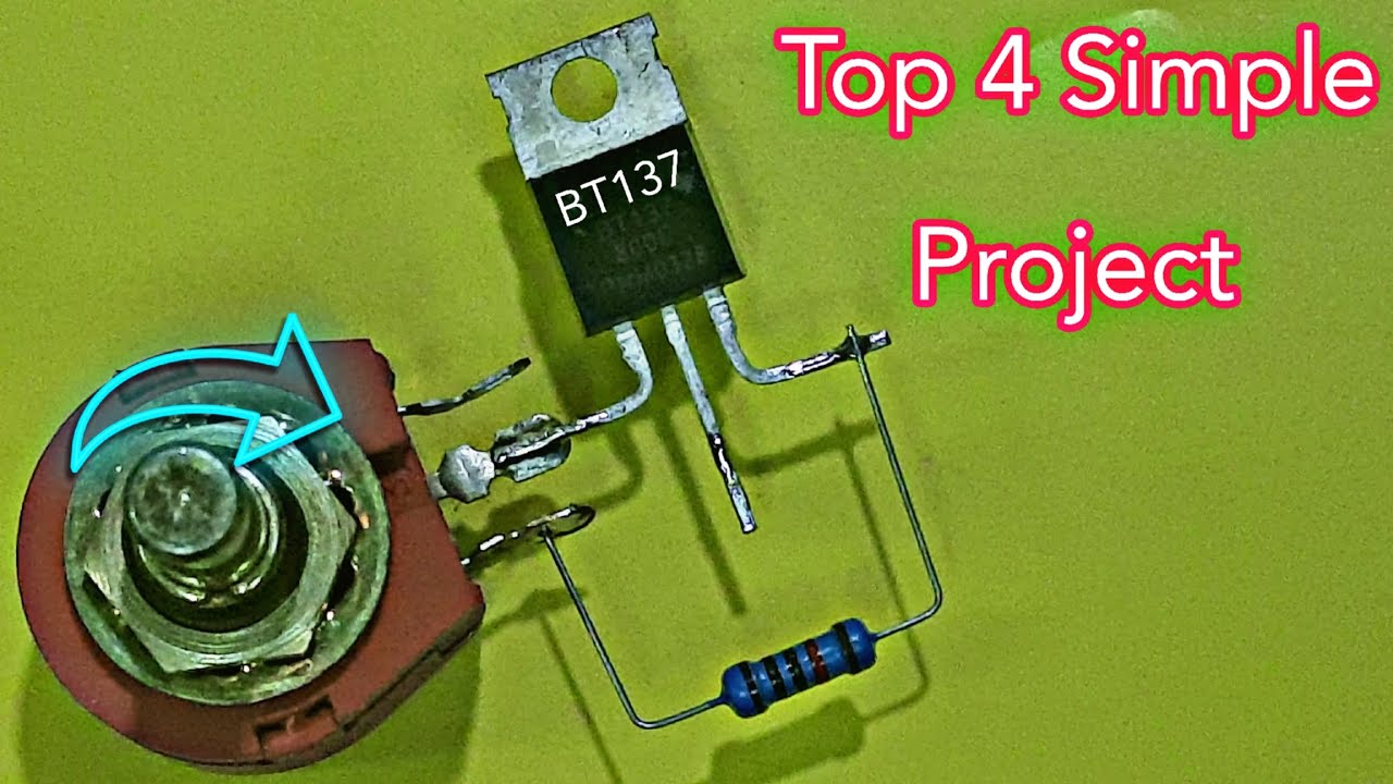 Top 4 Simple Project I Simple  Electronic Circuit - Very Useful at Home