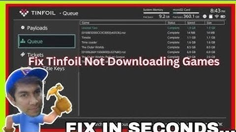 Tinfoil Not Downloading Games FIXED! ✅ 
