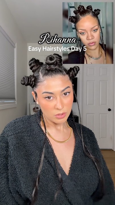 EASY BANTU KNOT tutorial #hairtutorial #tutorial #easyhairstyles # ...