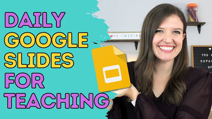 Google Slides per insegnanti: crea slide giornaliere!