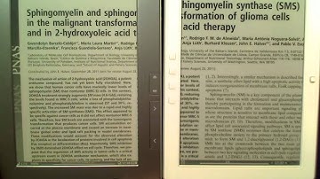 Reading a scientific magazine on pocketbook 903 and onyx boox m92