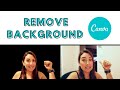 HOW TO REMOVE BACKGROUND from a picture in CANVA