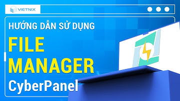 Hướng Dẫn Sử Dụng File Manager Trên CyberPanel