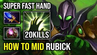 How to Play Mid Rubick in 7.33 with Skill Spam Super Fast Hand Copy Everything Dota 2
