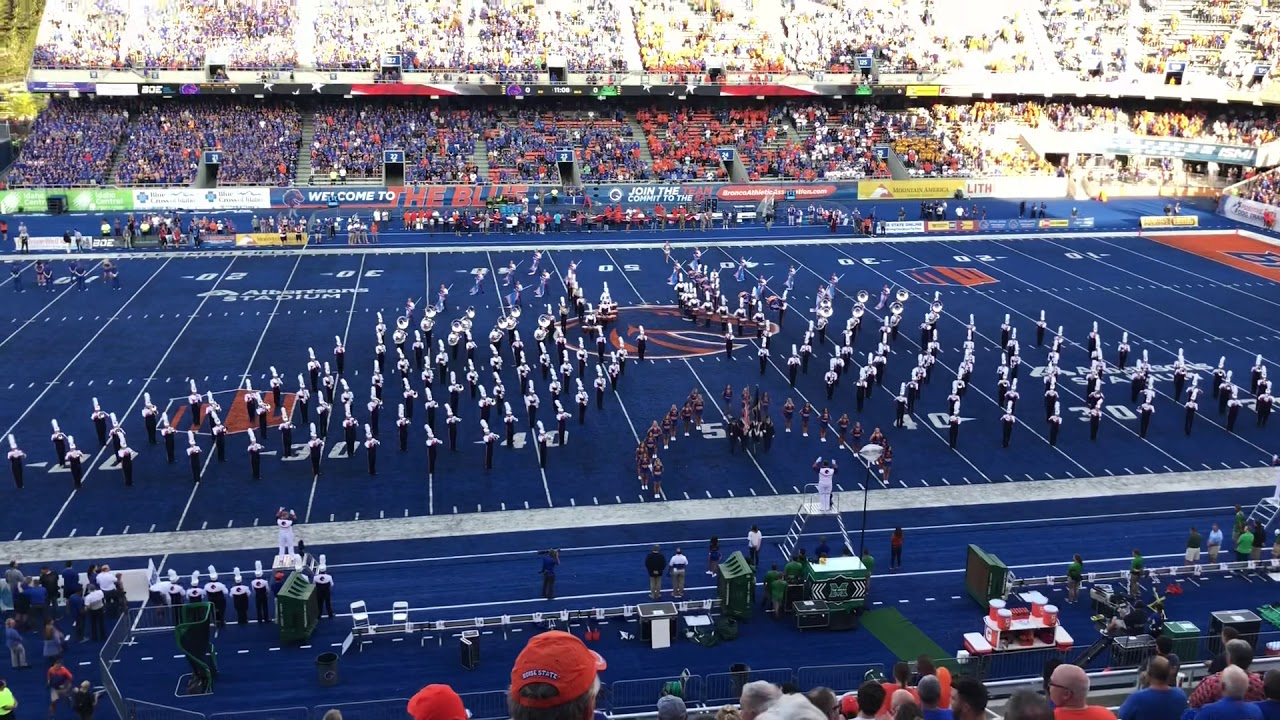 BSU Keith Stein Blue Thunder Marching Band Pregame Show vs. Marshall 09/06/19