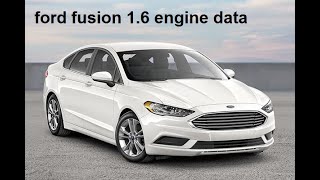 فورد فيوجن 2013 معلومات المحرك ford fusion 1.6 engine data