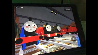 The history of James, the red engine in Thomas and friends