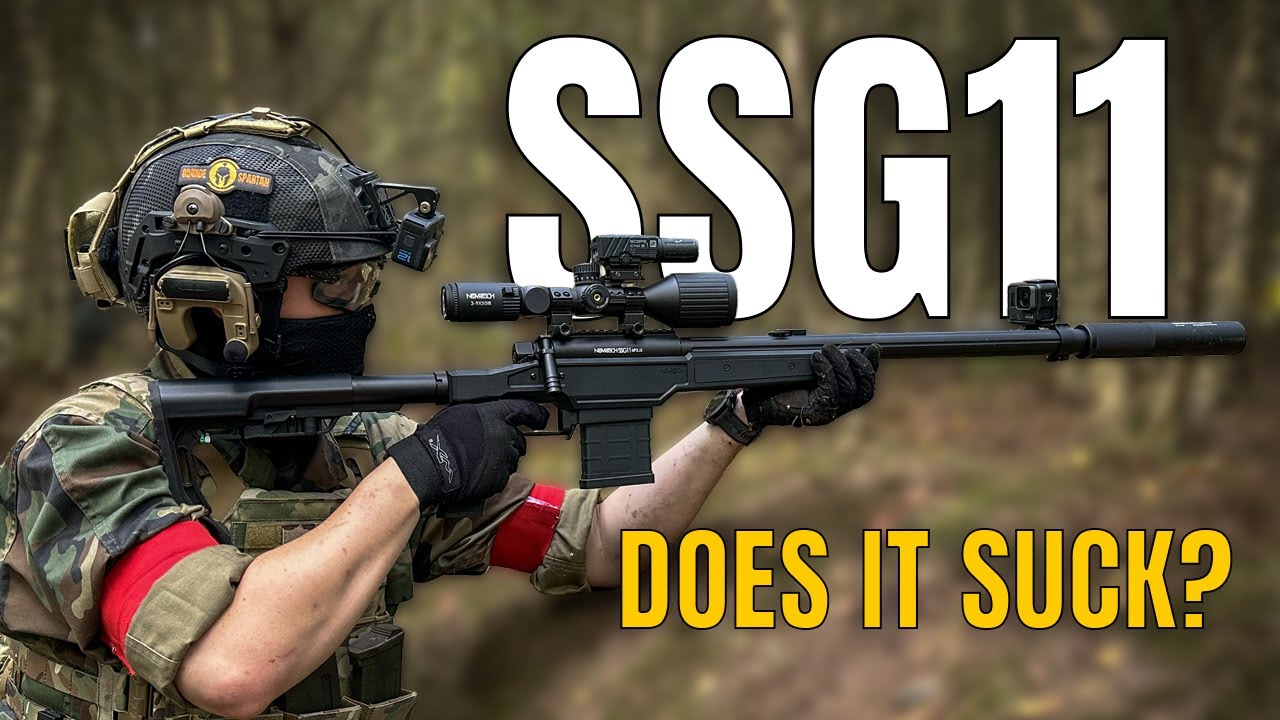 Я протестировал новый Novritsch SSG11 — потрясающая дальность стрельбы, два раздражающих недостатка