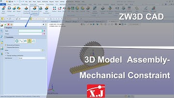 ZW3D CAD - Constraint - Mechanical Constraint