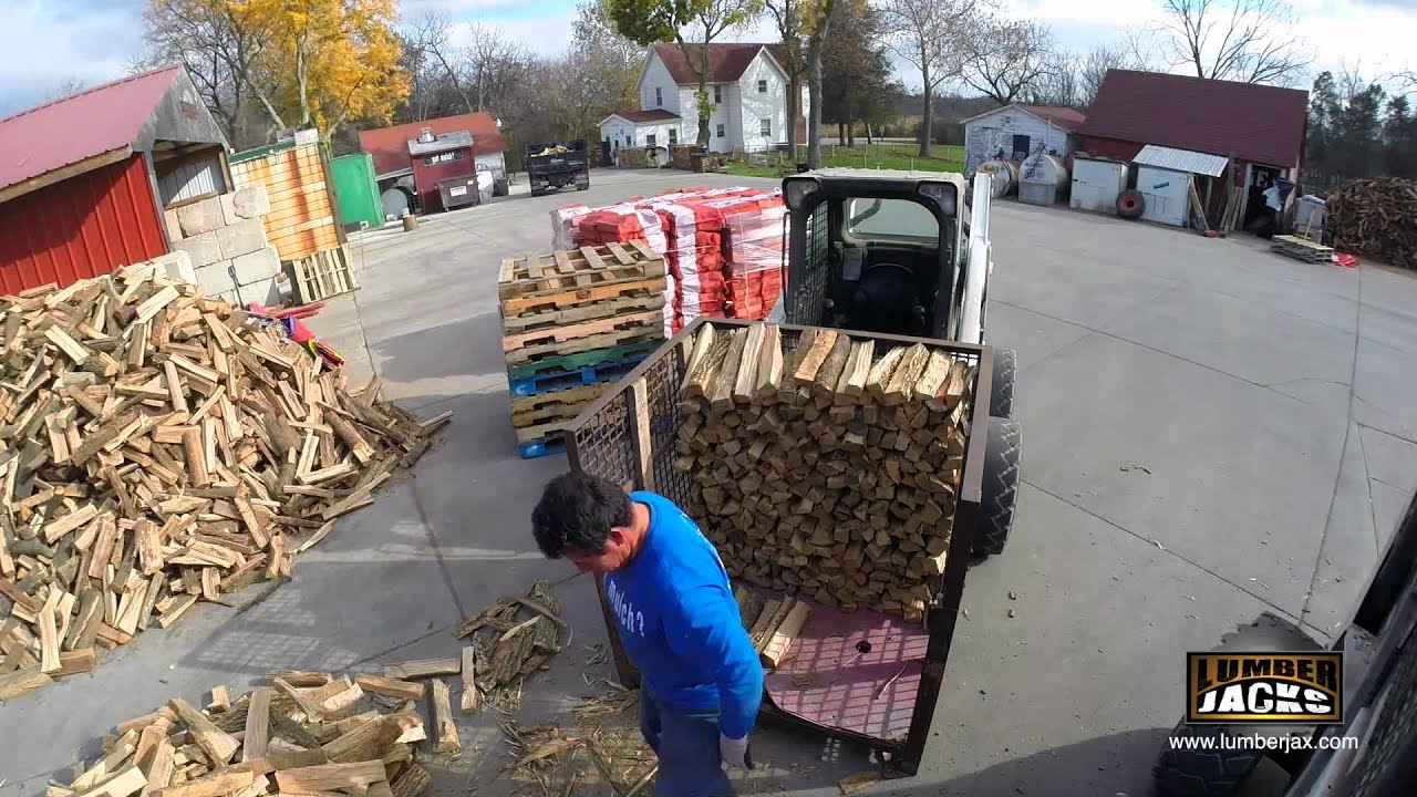Lumberjacks Hand Stacked Firewood YouTube
