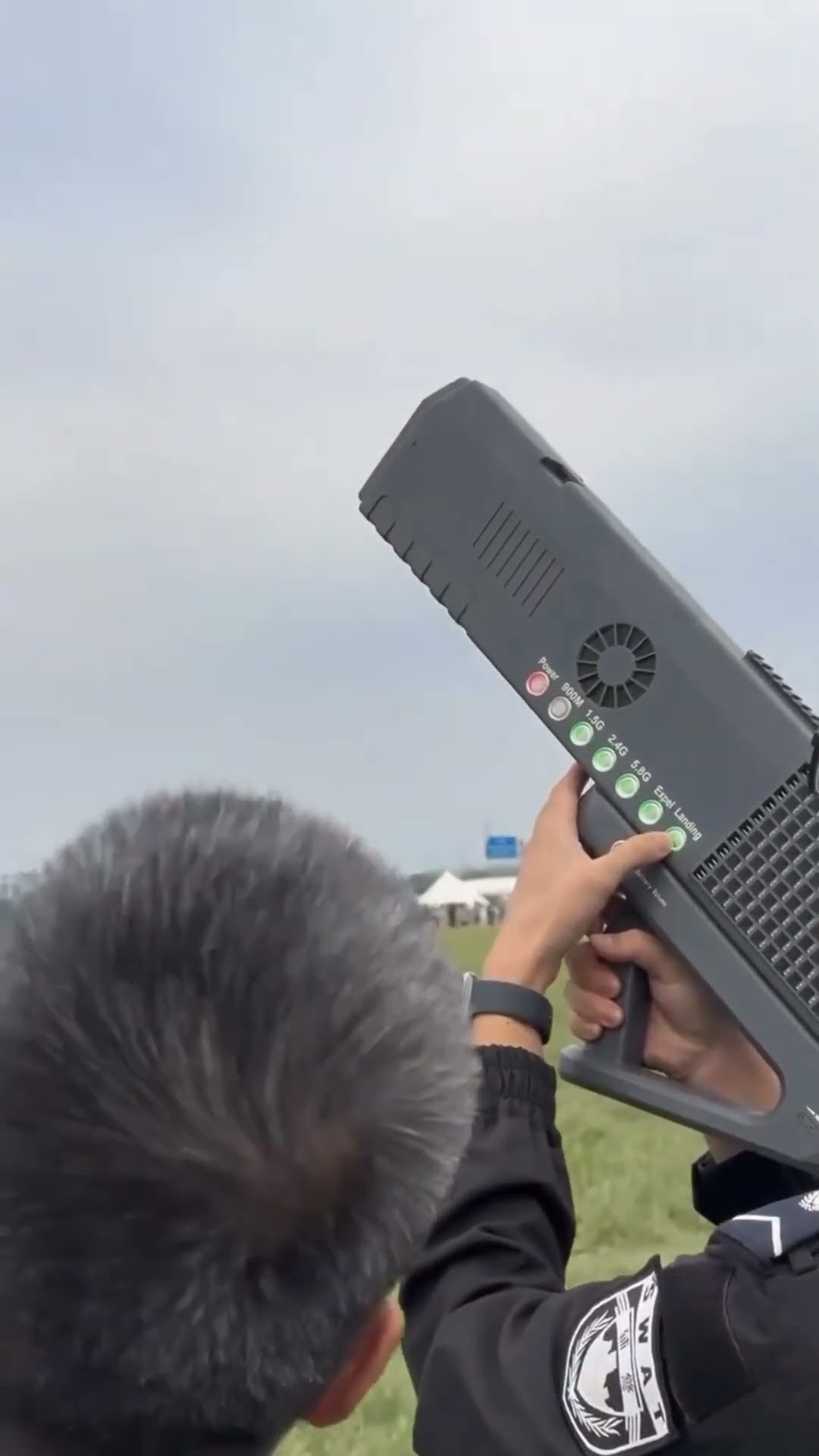bring down any drone with this gun #shortsvideo