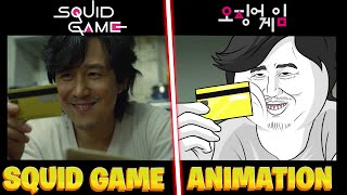 Squid Game Animation VS Reality