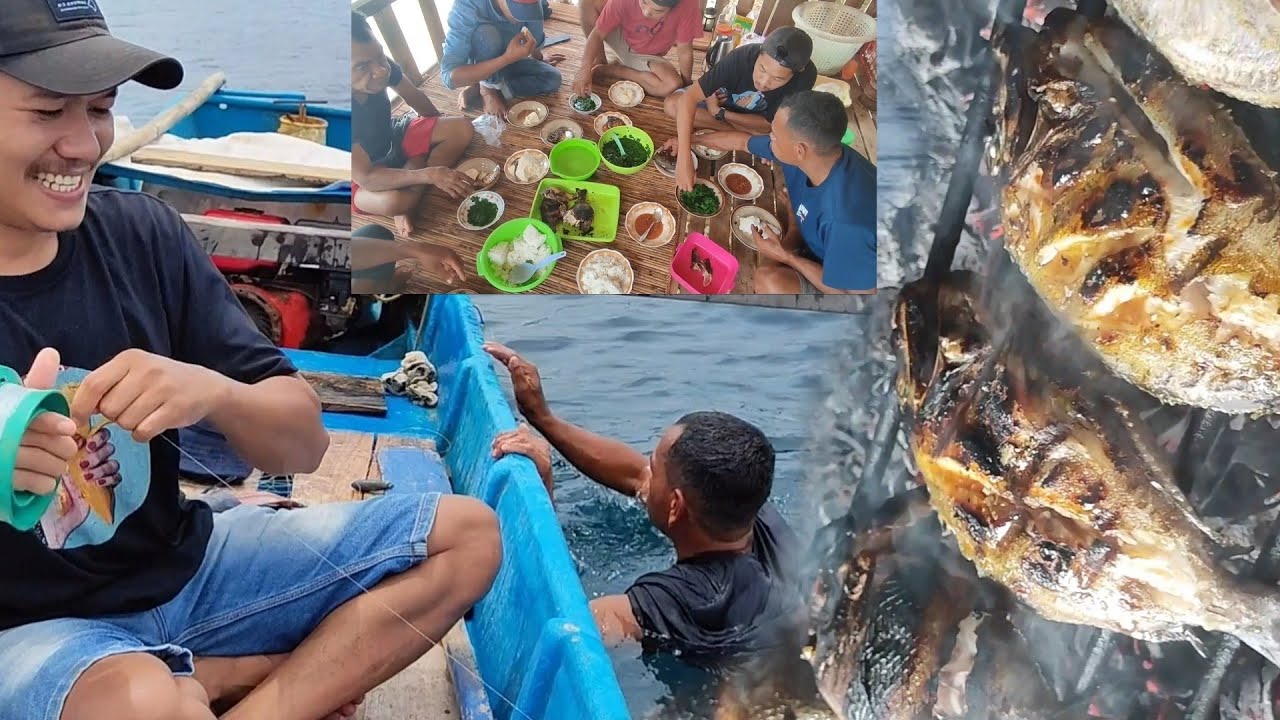 Mancing Sesuai Target, Hasilnya Sangat memuaskan & Langsung Bakar-Bakar Di Tepi Pantai.