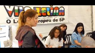 Мастер класс по русской каллиграфии в Сан-Паулу