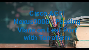 Terraform For Network Engineer | Cisco ACI config with Terraform | Tenant | EPG | Applicaion Profile