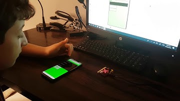 My first mobile application to control Microbit