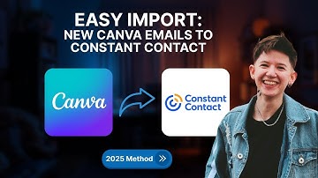 NEW Canva Email Templates: Import to Constant Contact [EASY Method 2025]