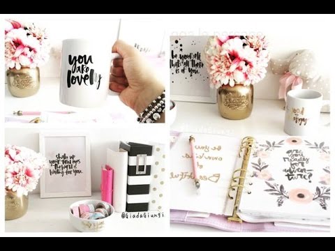 Diy: 3 idee per decorare camera e scrivania ⥠room decor youtube Decorazioni camera fai da te