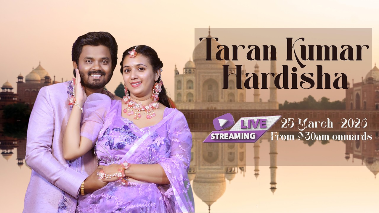 Taran Weds Hardisha | Live Streaming - YouTube