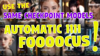 How To | Share Use the Same Checkpoint Model Downloads With Automatic1111 & Foooocus | Local Install