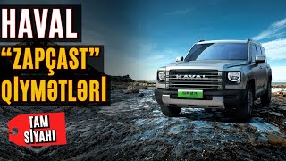 Haval nece mashindi? Zapcasti bahalidir?