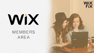 Wix Members Area Tutorial | WIX FIX
