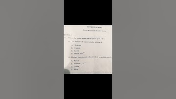 Icse 2020 class 10th chemistry paper solution .                Part 1