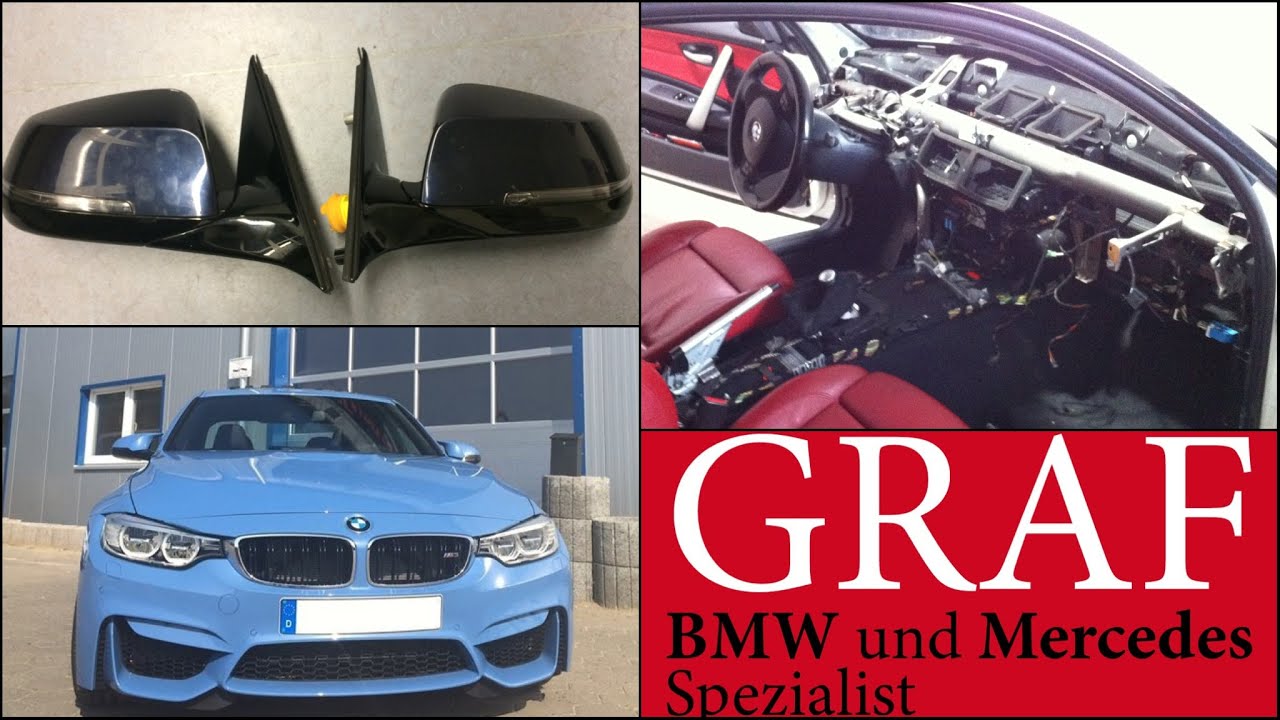 BMW 4er anklappbare Aussenspiegel nachrüsten BMW 4er Spiegel BMW 4er  Aussenspiegel anklappen 