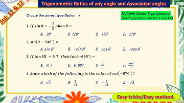 01-Short Questions on Associate Angles (New Syllabus 2024): std-HS