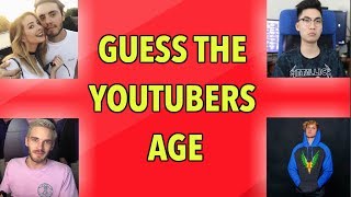 Guess The Youtubers Age Challenge 2017 Pewdiepie, Logan Paul, Etc Youguess