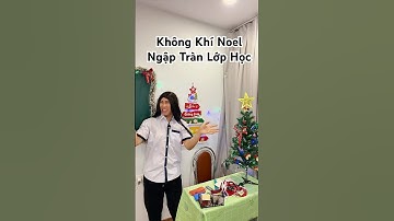 Không khí Noel Giáng Sinh bắt đầu ngập tràn lớp học kiểu :)) #anhmoney #hocsinh #shorts vlog đi học
