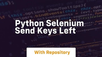 python selenium send keys left