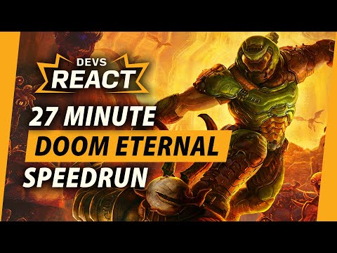 Video: Bethesda Devs Sleduje Speedrunnera Kompletného Doom Eternala Za Pouhých 27 Minút