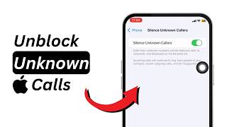 How to Unblock Unknown Calls on iPhone