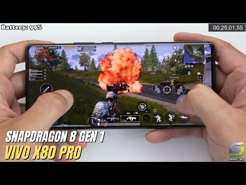 Vivo X80 Pro test game PUBG Mobile Max Setting | Snapdragon 8 Gen 1