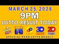 9pm Lotto Result Today March 25 2026 PCSO 9pm Lotto Result Today March 25 2026 PCSO