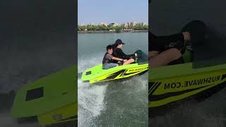 RUSH WAVE BOAT,Flexible control#rushwave #Surfing #kartboat #rushwaveboat