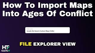 How to import maps into ages of conflict (Step by Step)