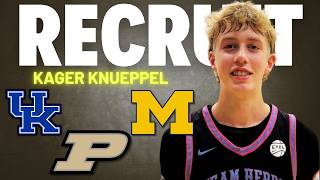 Kager Knueppel Recruit Update - Kentucky, Purdue, Michigan Courtside At EYBL Memphis!
