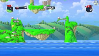 Worms Crazy Golf: 4/18 - Britannia (Holes 10-12)