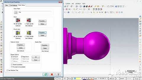 Mastercam X9 Turning facing and rough turn toolpaths generation tutorial