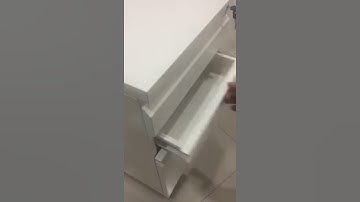 Metal file cabinet top 2 drawer adjustment to shut