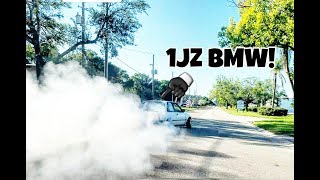 1JZ BMW=ROLLING BURNOUT!!