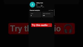 try this audio 🎧