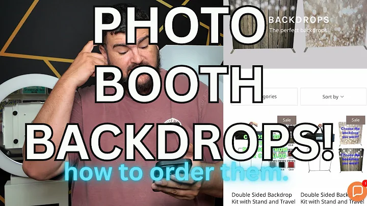 BUYING THE BEST PHOTO BOOTH BACKDROPS - HOW TO GET THEM.