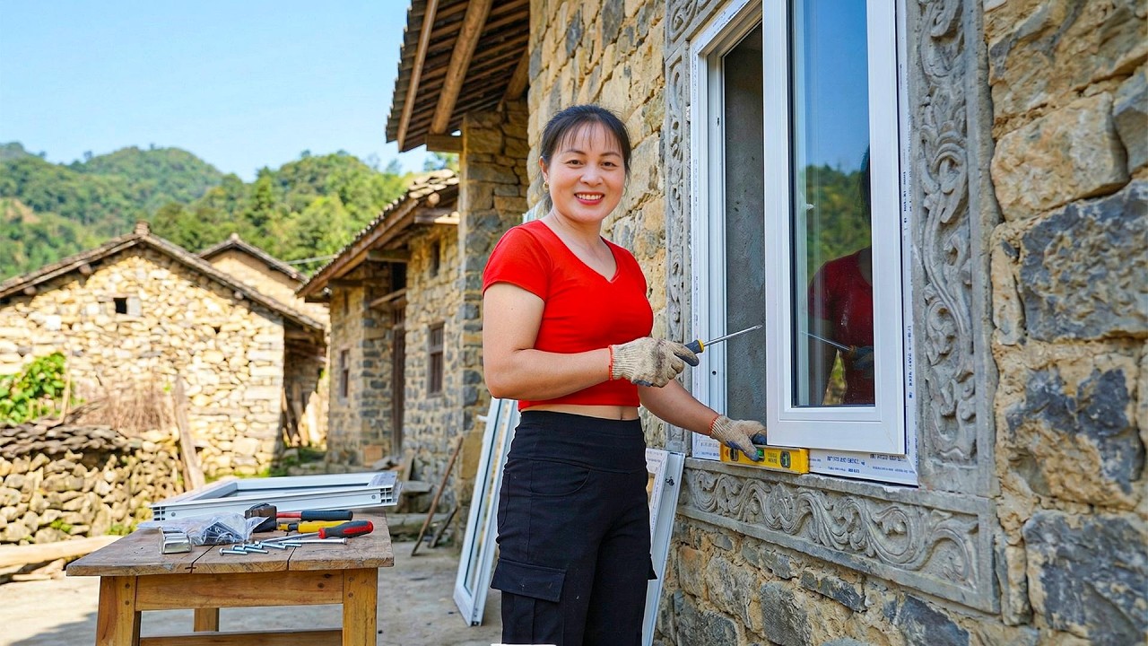 TIMELAPSE -- Construção Concluída da Moderna Casa com Janelas e Portas de Alumínio | @DaoHappyTV